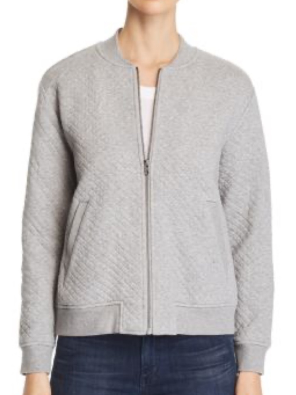 NWT Eileen Fisher Quilted Flight Jacket Medium
